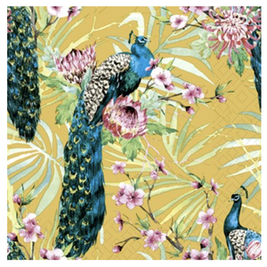 OCD Napkin Cocktail Paper Tropic Peacock