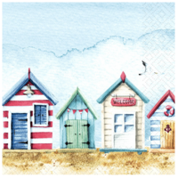 Napkin Lunch Paper Beach Houses