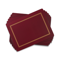 Placemats Classic Burgundy Set of 4