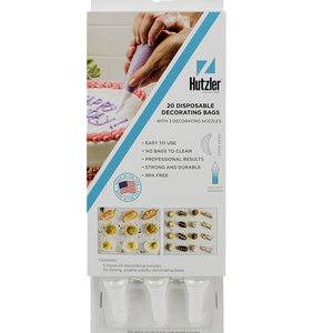 Hutzler Disposable Icing and Decorating Bags 20pc