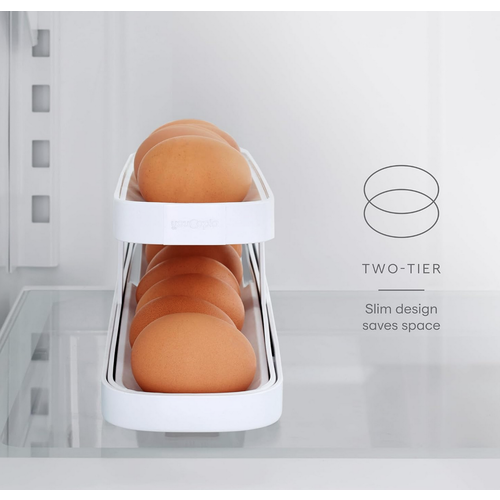 Youcopia Rolldown Egg Dispenser Two Tier