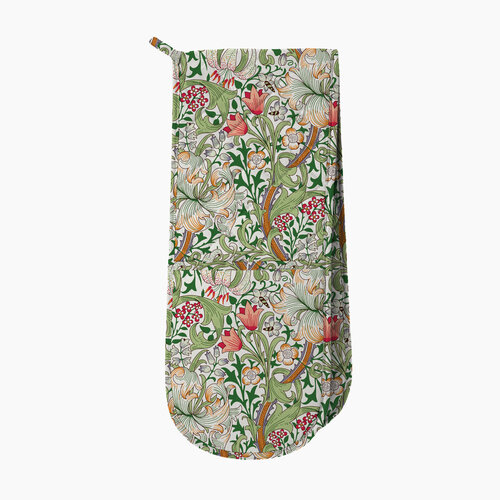 William Morris Double Oven Glove Golden Lily