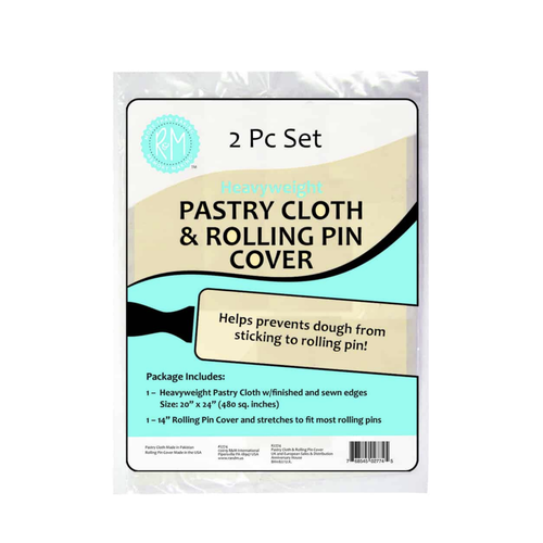 R&M Pastry Cloth & Rolling Pin Cover Set