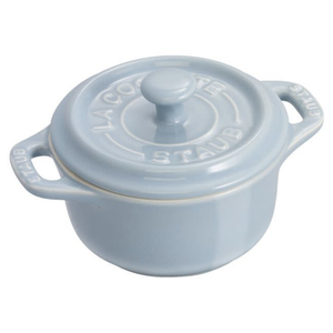 Staub Staub Ceramic Mini Round Cocotte Denim Blue