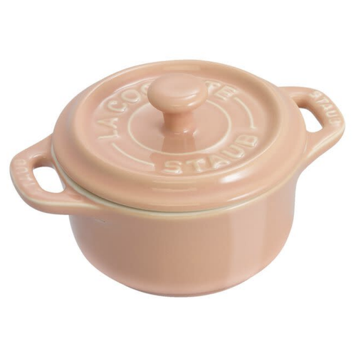 Staub Staub Ceramic Mini Round Cocotte Peach Pink