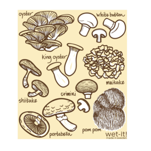 Wet-It! Swedish Cloth Mushroom Medley