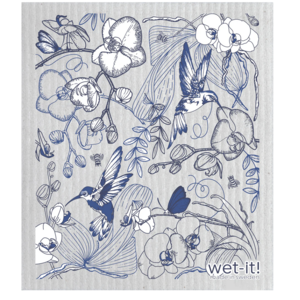 Wet-It! Swedish Cloth Orchid Blue Garden