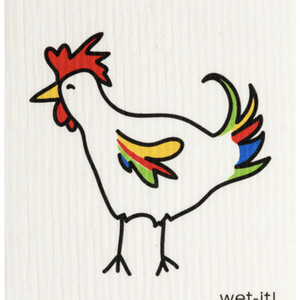 Wet-It! Swedish Cloth Multicolour Chicken