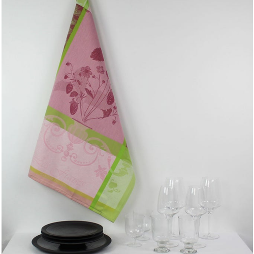 Garnier Thiebaut Garnier Thiebaut Tea Towel Fraisier Rose