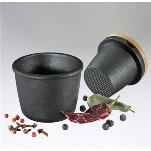 Zassenhaus Mortar And Pestle Spice Buddy Cast Iron