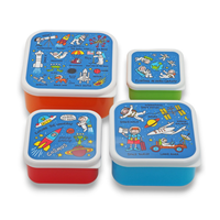 Snack Boxes Space Set of 4