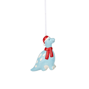 Silver Tree Dinosaur Ornament Light Blue Silver Tree Dinosaur Ornament Light Blue