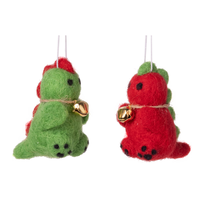Felt Dinosaur with a Bell Ornament
