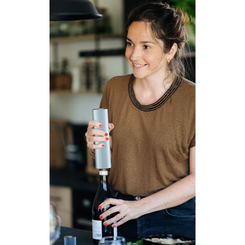 Peugeot Line Reverse Automatic Corkscrew Carbone Grey