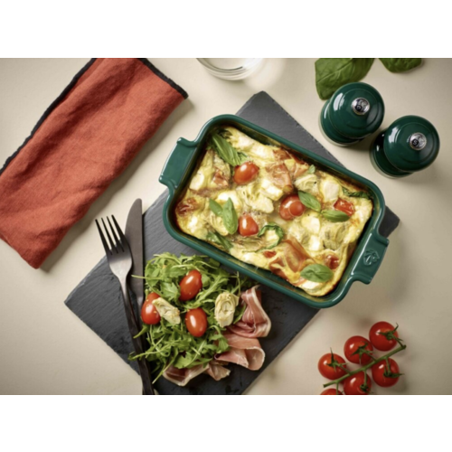 Peugeot Appolia Small Rectangular Baking Dish Forest Green