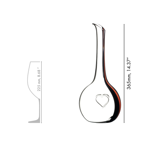 Riedel Decanter Black Tie Bliss Red