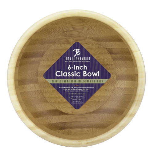 Totally Bamboo Classic Bamboo Bowl 6 Inch
