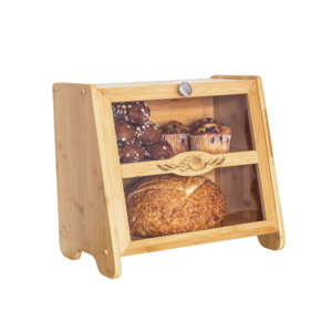 Totally Bamboo Double Layer Farmhouse Bread Box