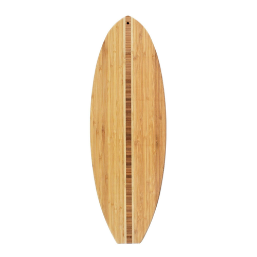 Totally Bamboo Surfboard Bomboo Serving and Cutting Board