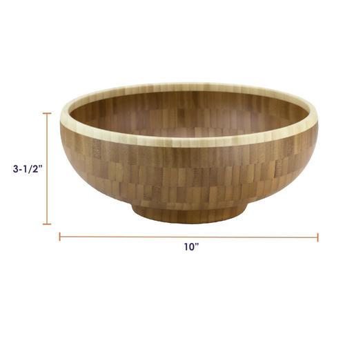 Totally Bamboo Classic Bamboo Bowl 10 Inch