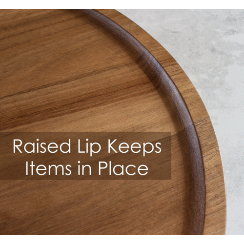 Totally Bamboo Lazy Susan Acacia Wood