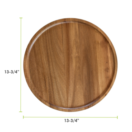 Totally Bamboo Lazy Susan Acacia Wood