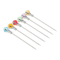 Martini Pick Colourful Diamond-Head Set of 6