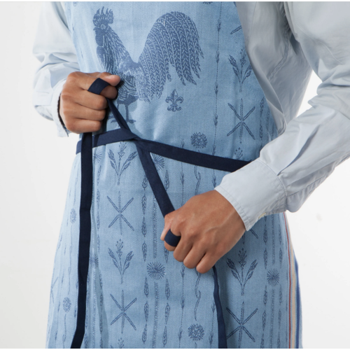 Now Designs Apron Jacquard Rooster Francaise Wheat