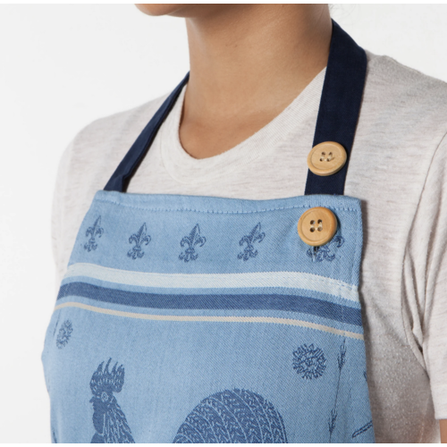 Now Designs Apron Jacquard Rooster Francaise Wheat
