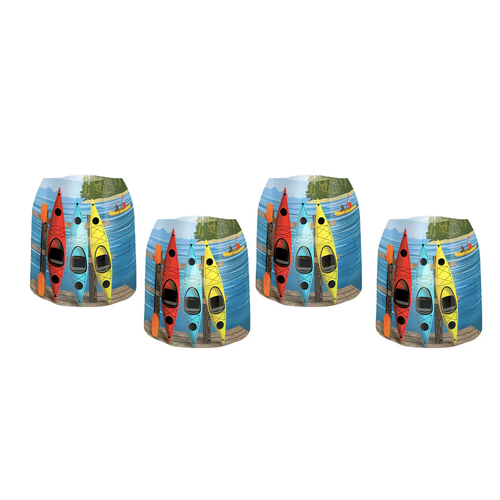 MODGY Luminary Lantern Off The Dock & Water Activated LED Candles 4 Each