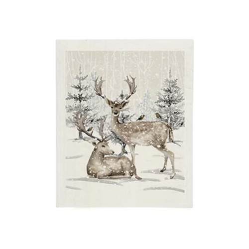 Harman Swedish Cloth Reindeer in Forest Harman Swedish Cloth Reindeer in Forest