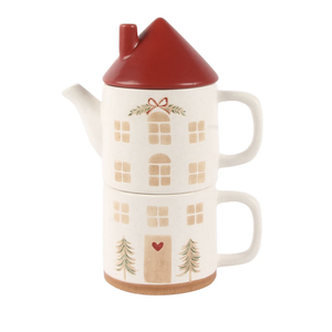 Harman Happy Home Stacked Tea & Mug Set