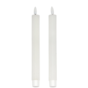 Harman Empire Led Taper Candles White Set of 2