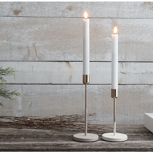 Harman Empire Led Taper Candles White Set of 2