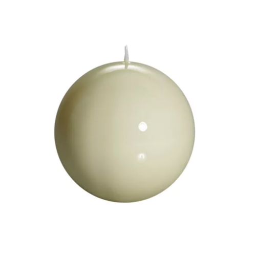 Graziani Meloria Ball Candle Large Creamy White