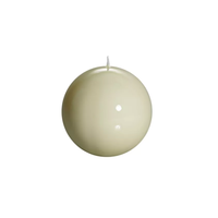 Meloria Ball Candle Small Creamy White