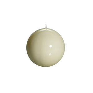 Graziani Meloria Ball Candle Small Creamy White