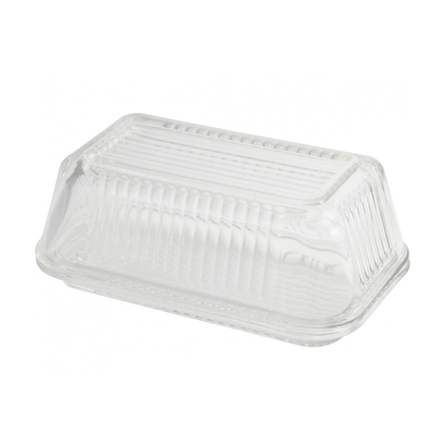 TRUDEAU Butter Dish Glass Linea