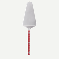 Bistrot Pie Server Gingham Red