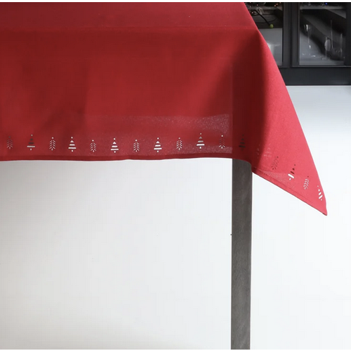 Harman Tree Hemstitch Tablecloth 60x120 Red Harman Tree Hemstitch Tablecloth 60x120 Red