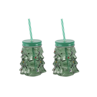 Tree Glass Drinkware Set of 2