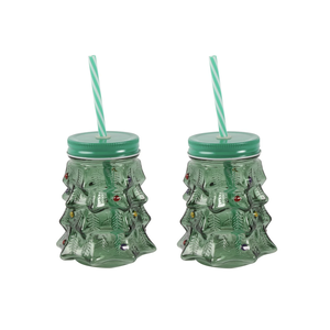 Harman Tree Glass Drinkware Set of 2