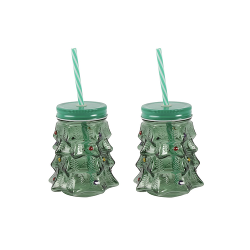 Harman Tree Glass Drinkware Set of 2 Harman Tree Glass Drinkware Set of 2