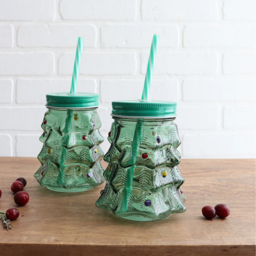 Harman Tree Glass Drinkware Set of 2