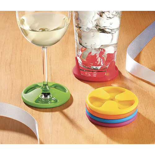 Swissmar Silicone Grip Coasters Set of 6 Swissmar Silicone Grip Coasters Set of 6