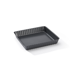 DeBuyer Square Fluted Tart Pan with Removable Base Non-Stick DeBuyer Square Fluted Tart Pan with Removable Base Non-Stick