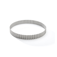 DeBuyer Round Fluted Tart Ring Perforated