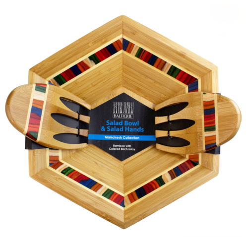 Totally Bamboo Marrakesh Bowl with Salad Hands