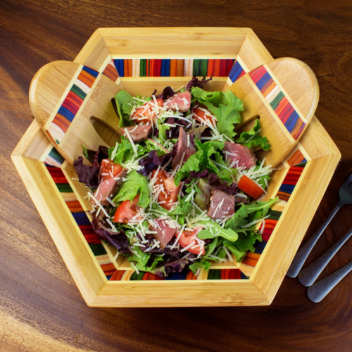 Totally Bamboo Marrakesh Bowl with Salad Hands