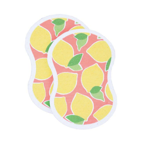 Pop-Up Sponge Lemon Toss Pink 2 Pack